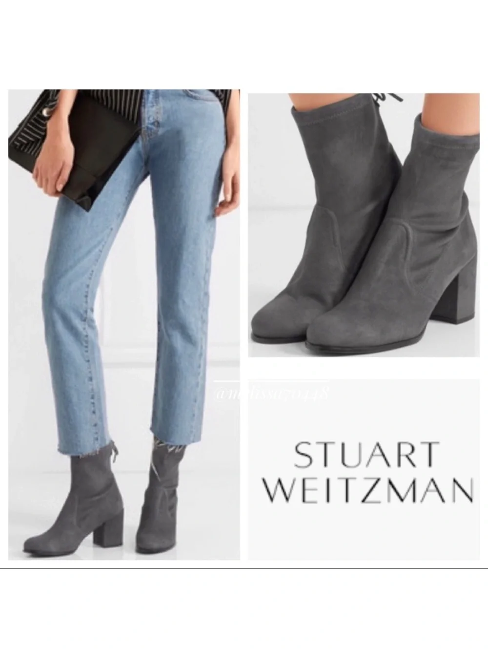 Stuart Weitzman Shorty Block Heel Bootie